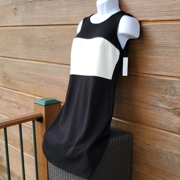 NEW 2 Piece Studio One Black & White Dress & Coat - Picture 11 of 15